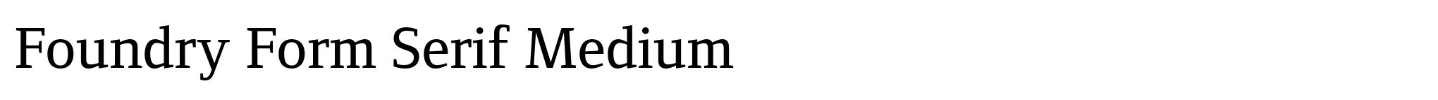 Foundry Form Serif Medium image